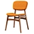 Modern Sid Chair in Black 3D model small image 2