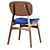 Modern Sid Chair in Black 3D model small image 3