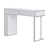 Modern White Accent Console Table 3D model small image 2