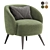 Title: Modern Mylo Accent Chair 3D model small image 2