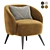 Title: Modern Mylo Accent Chair 3D model small image 4