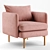 Modern Auburn Chair: 3D Model 3D model small image 4