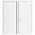 Hidden Mount Interior Door 3D model small image 1