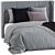 Double Bed 143 3D Model 3D model small image 4