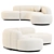 Modern Scandinavian Style Sofa Bjorn 3D model small image 3