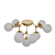Elegant Glass Orb Ceiling Chandelier 3D model small image 3