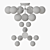 Elegant Glass Orb Ceiling Chandelier 3D model small image 4