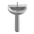 DIWO Kolomna Sink 0110 3D model small image 3