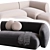 Corona Collection Sofa by Meridiani 3D model small image 3