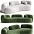 Modern XL Sofa TATEYAMA Design 3D model small image 1