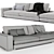 Holden Open End Sofa 3D	Model 3D model small image 3