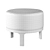 Minimalist Round Twils Conde Pouf 3D model small image 7