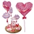 Helium Balloon Set - Celebration Decor 3D model small image 13