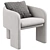 Mid-Century Modern Armchair by Milo Baughman 3D model small image 6