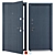Turin Metal Entry Door (Bear) 3D model small image 1