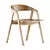 Elegant Adelmo Wood Chair 3D model small image 1