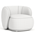 Modern Merediani Rene Armchair Design 3D model small image 5