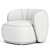 Modern Merediani Rene Armchair Design 3D model small image 6