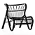 Elegant Saint Kitts Chair, Modern 3D model small image 3