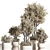 Modern Indoor Plant Set 40 3D model small image 1