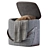 Modern Rectangular Ottoman Pouf 3D model small image 6