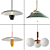 Sleek Pendant Lighting Fixtures 3D model small image 1