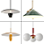 Sleek Pendant Lighting Fixtures 3D model small image 3