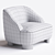 Modern MARGAS LC1 Armchair in 3D 3D model small image 3