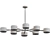 Italian Chandelier 1950s Model 3D model small image 3