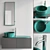 Modern Vanity Unit Set, Delfo 3D model small image 1