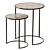 Édric Nested Coffee Tables 3D model small image 3