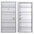 Metal Entry Door M-2 (Bear) 3D model small image 4