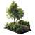 Outdoor Garden Plants Box Set 3D model small image 1