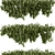 High-Quality Outdoor Bush Ivy Model 3D model small image 3