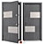 Metal Entrance Door Pinta (Bear) 3D model small image 1