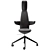 Modern Swivel Easy Chair: Poppe 3D model small image 3