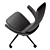 Modern Swivel Easy Chair: Poppe 3D model small image 5