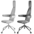 Modern Swivel Easy Chair: Poppe 3D model small image 7