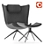 Elegant Colibri Dining Chair 3D model small image 1