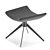 Elegant Colibri Dining Chair 3D model small image 3