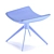 Elegant Colibri Dining Chair 3D model small image 6