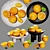 Minimalist Orange Plate Artistry 3D model small image 5