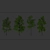Arboreal Assortment 189 3D model small image 7