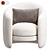 Fernie Chair: Contemporary Elegance & Comfort 3D model small image 2