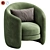 Fernie Chair: Contemporary Elegance & Comfort 3D model small image 3
