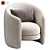 Fernie Chair: Contemporary Elegance & Comfort 3D model small image 4
