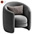 Fernie Chair: Contemporary Elegance & Comfort 3D model small image 6