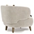 Cozy Luisa Fleece Armchair 3D model small image 5