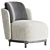  Modern Armchair DARRINGTON in Corona 3D model small image 1