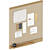 Minimalist Rim Pinboard for Office 3D model small image 2